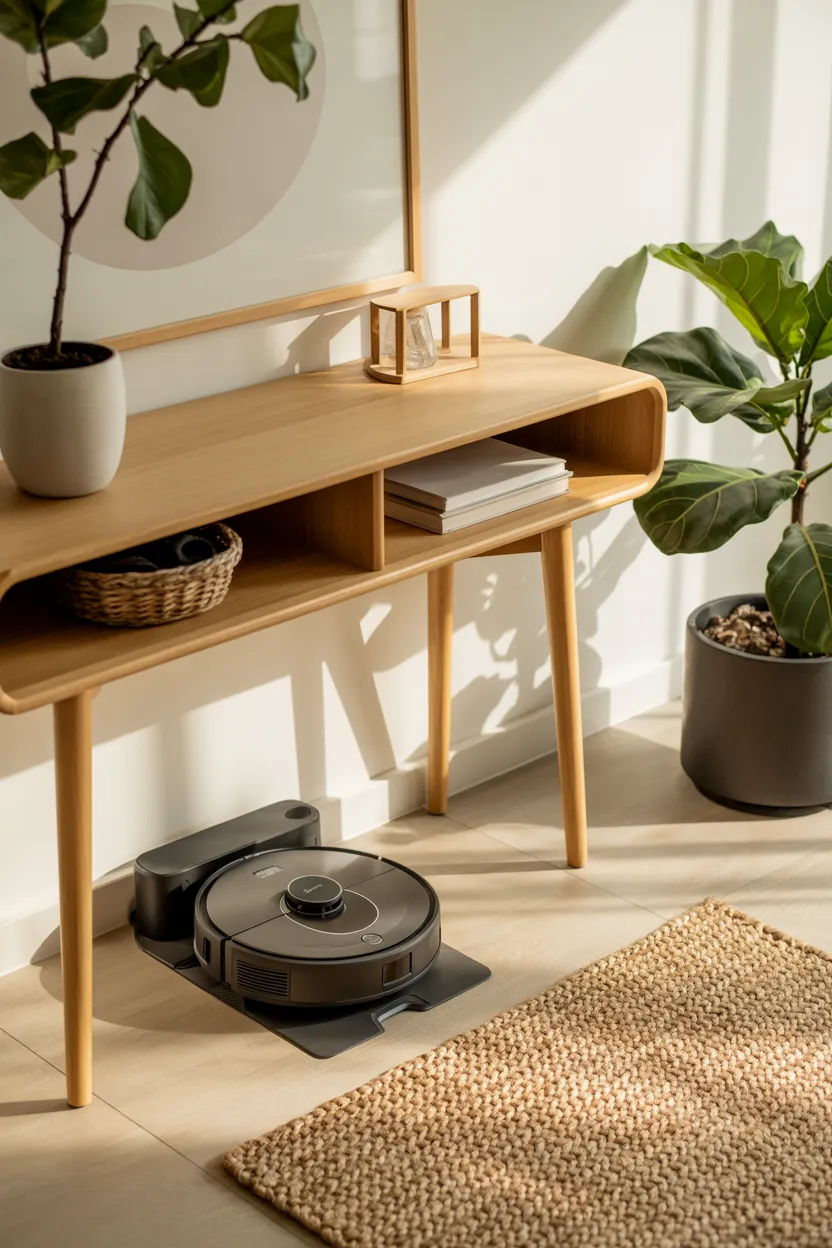minimalist charging nook