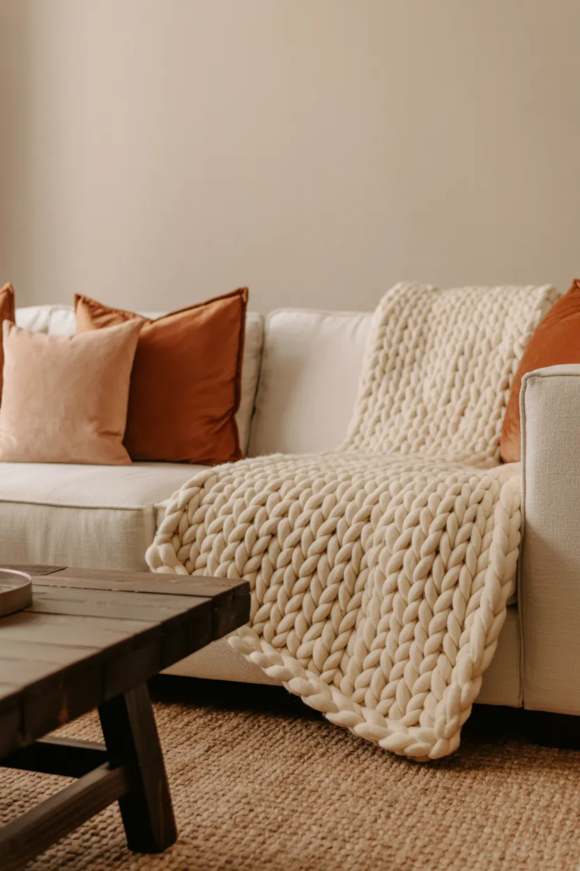 chunky knit blankets