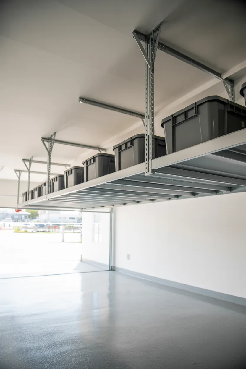 overhead storage racks