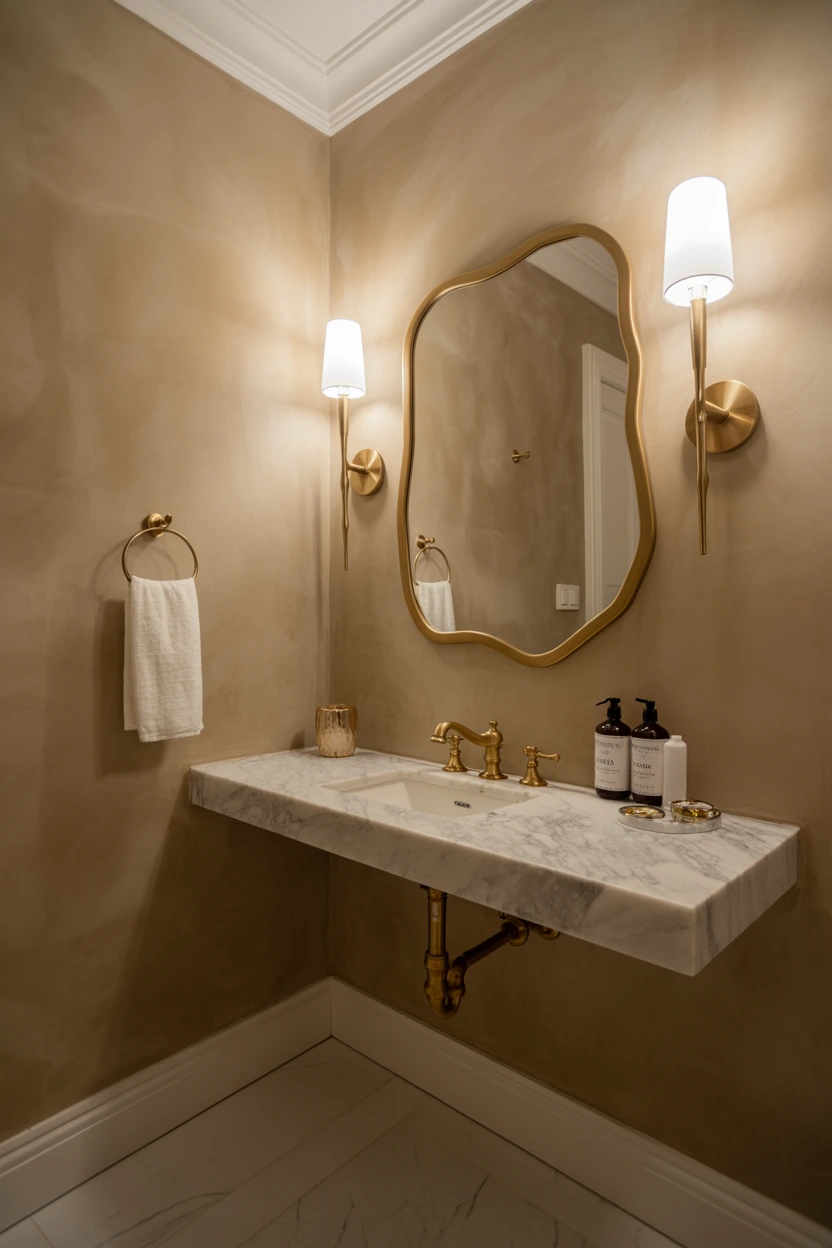 textured venetian plaster walls