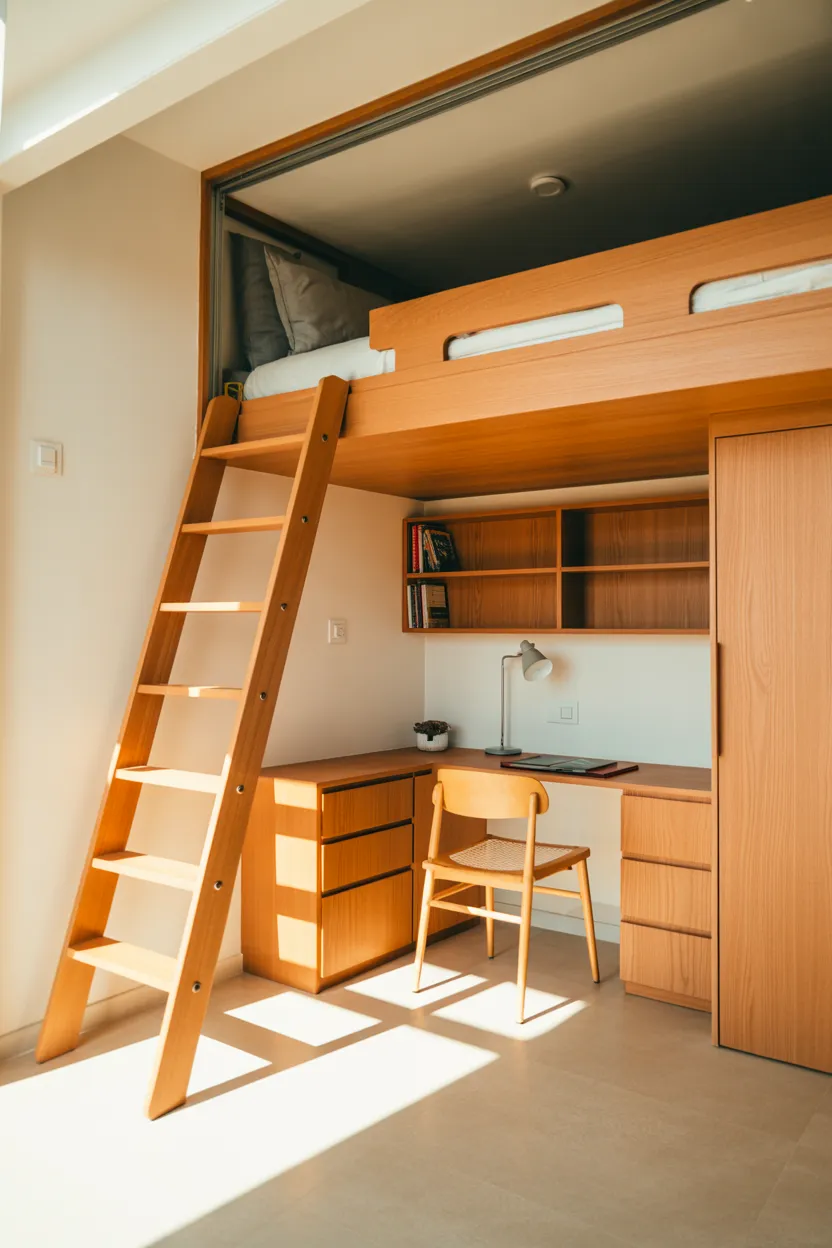 lofted sleeping quarters