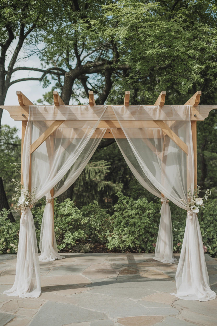 sheer fabric drapery