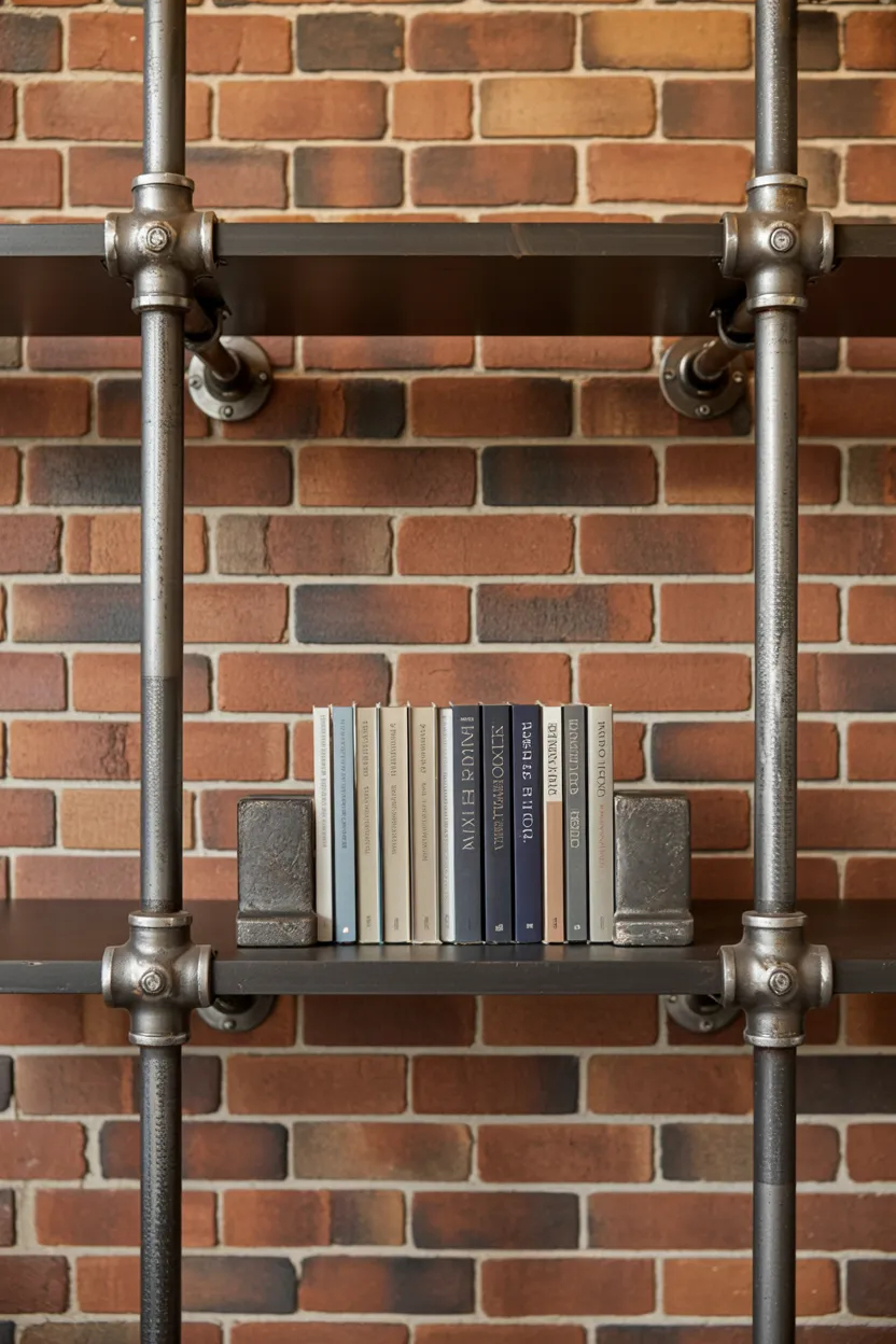 industrial pipe shelves