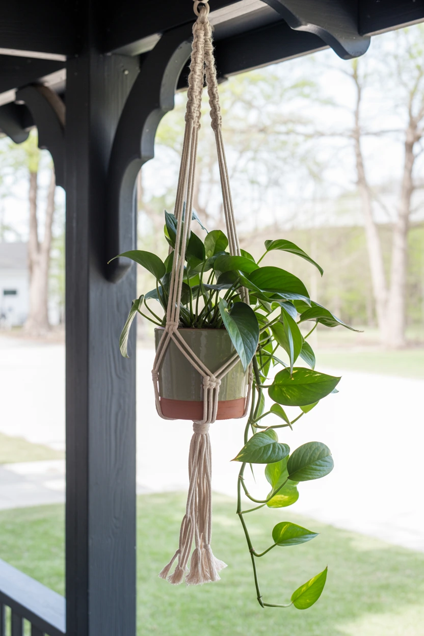 macrame plant holders