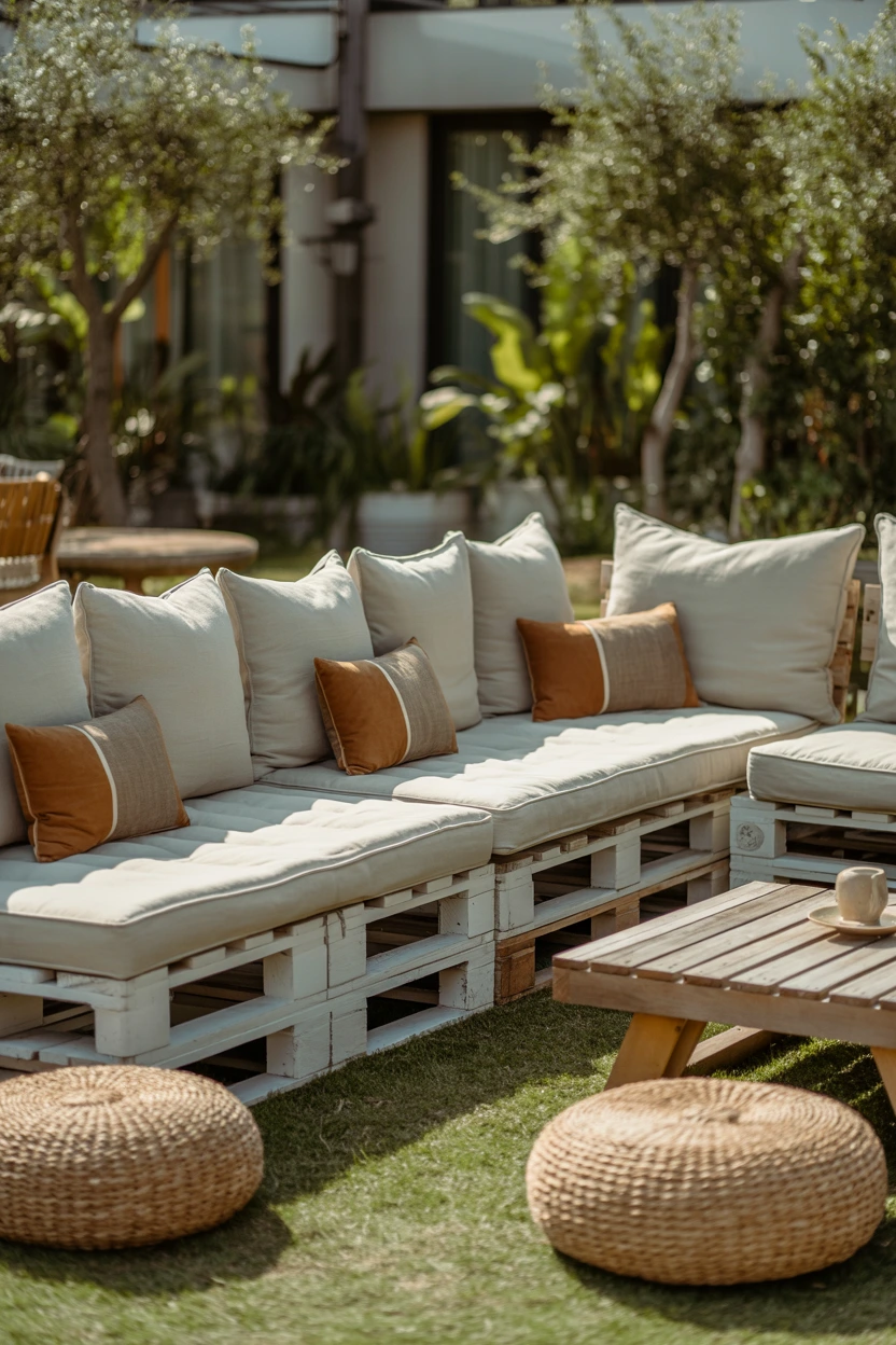 wooden palette lounge