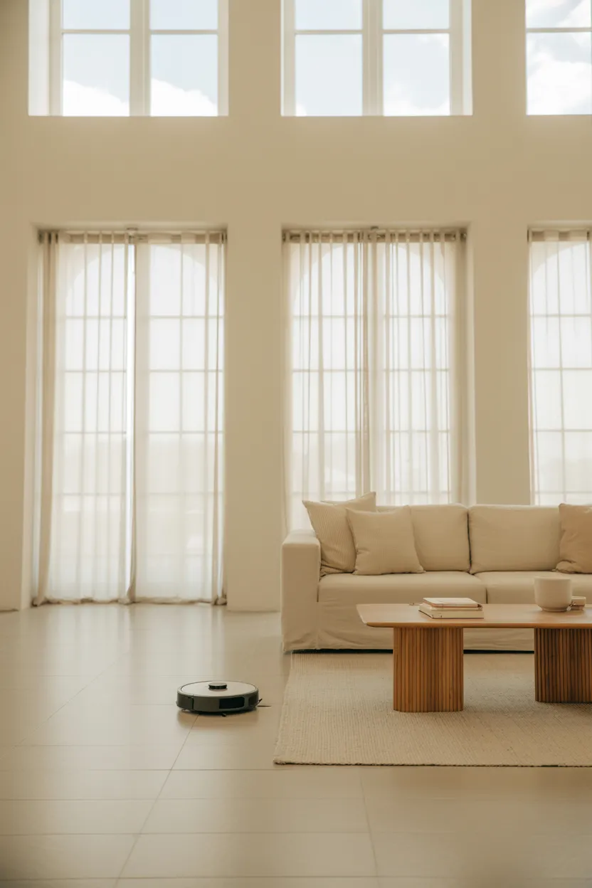airy living spaces