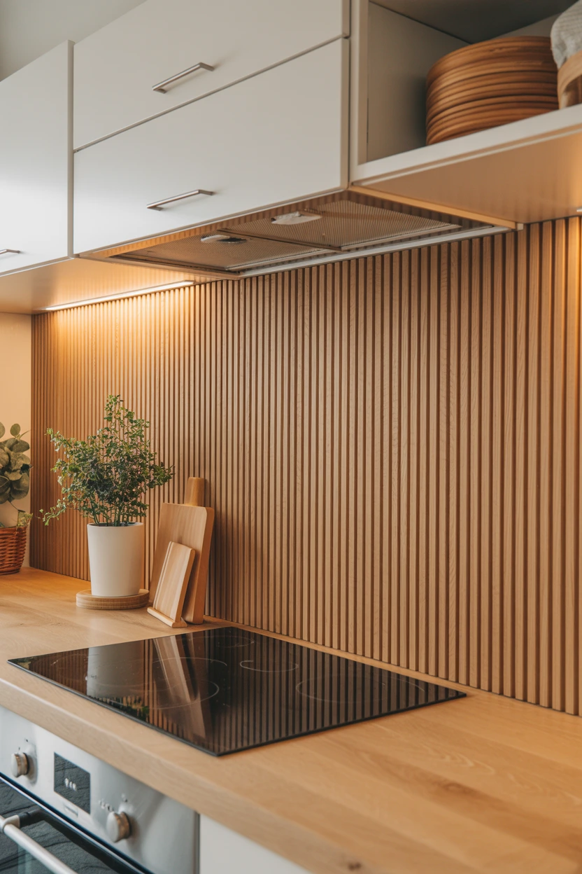 warm wood paneling