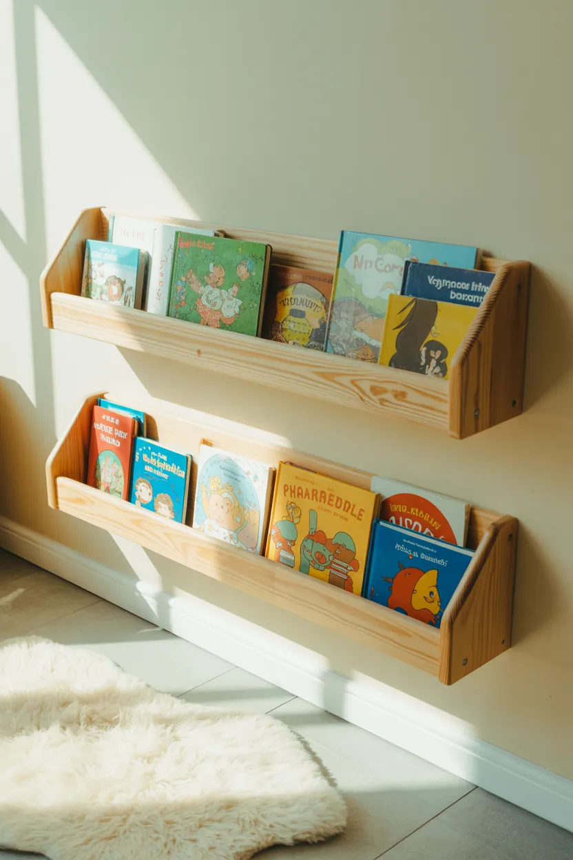 wall mounted book racks