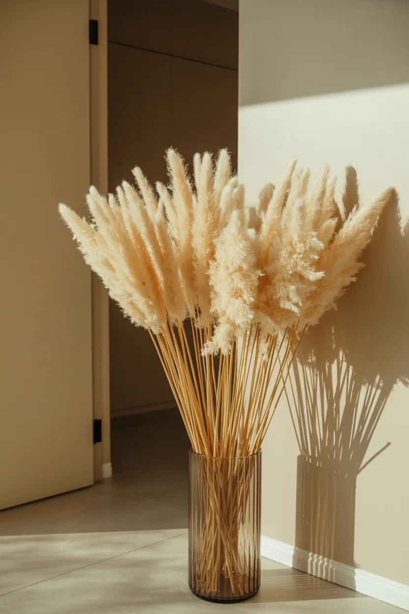dried pampas grass