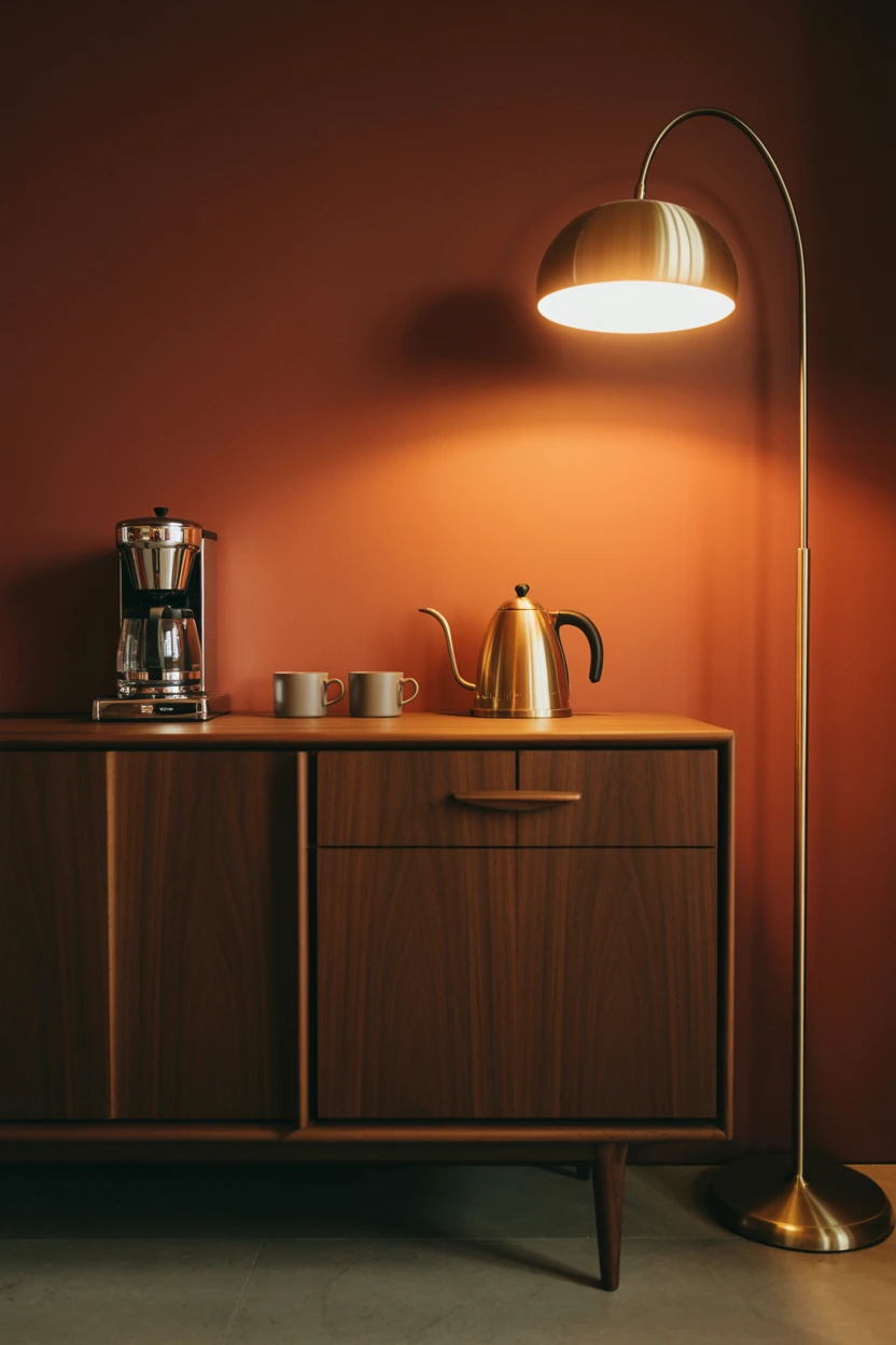 mid-century modern credenza