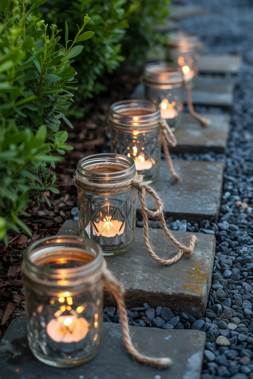mason jar luminaries