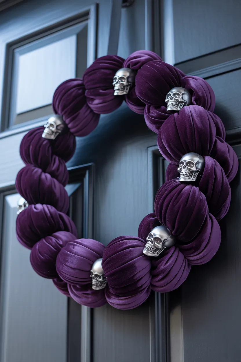 moody velvet wreaths