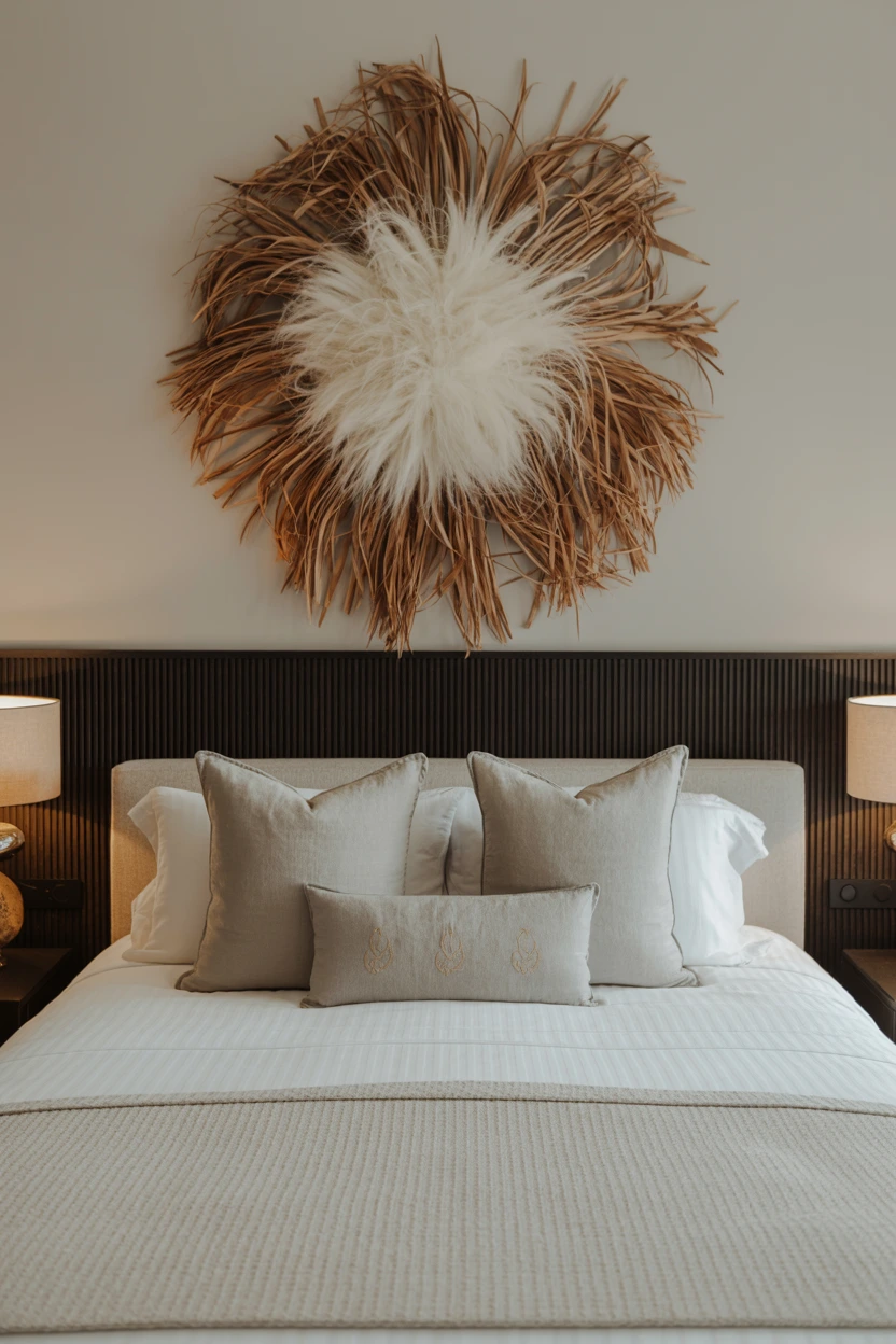 feathered headdress decor