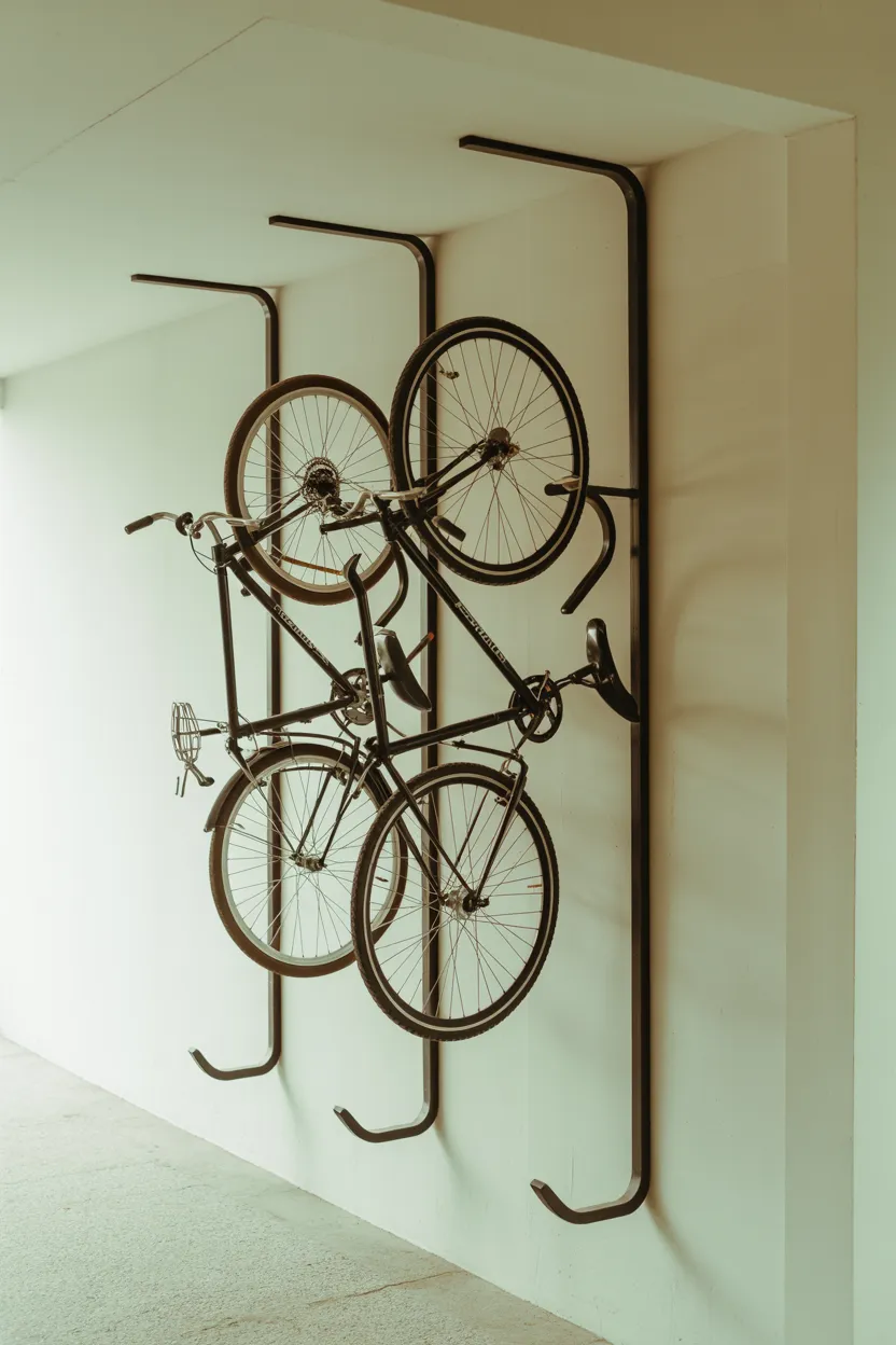 vertical bike racks