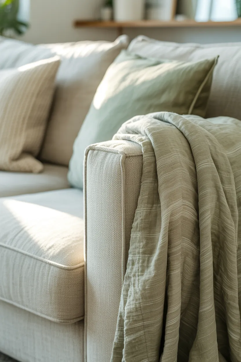 linen throw blankets