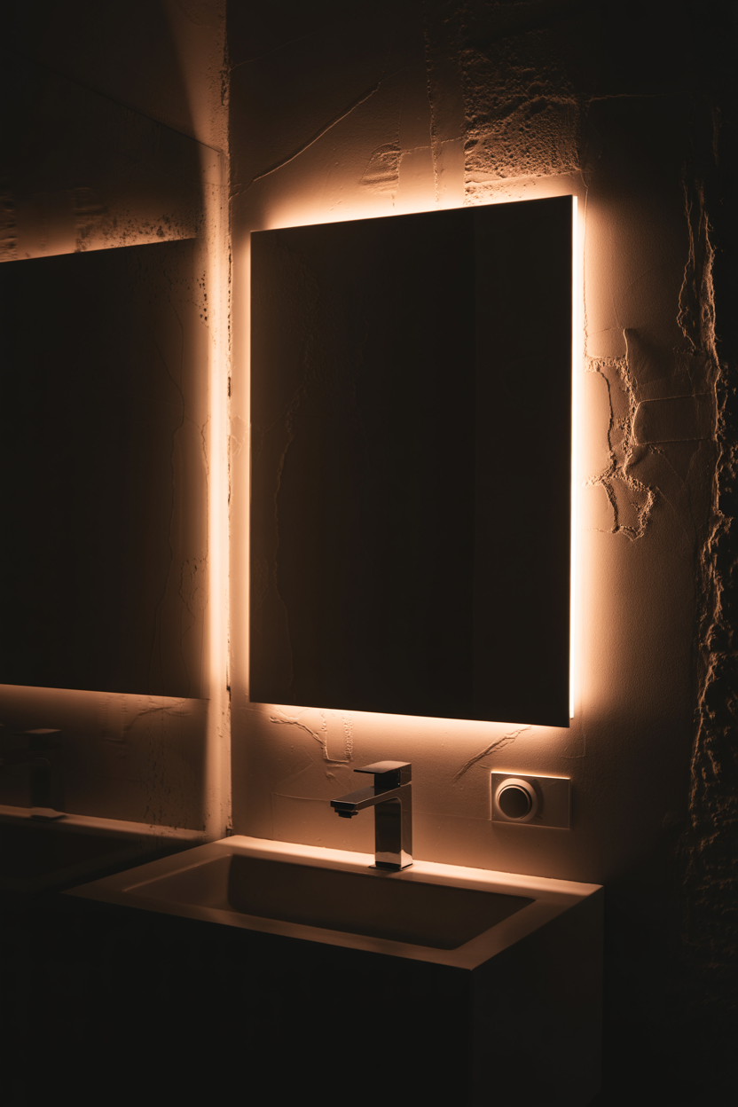 hidden led backlighting