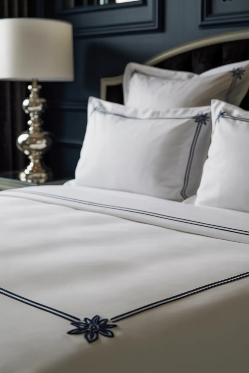 embroidered border sheets