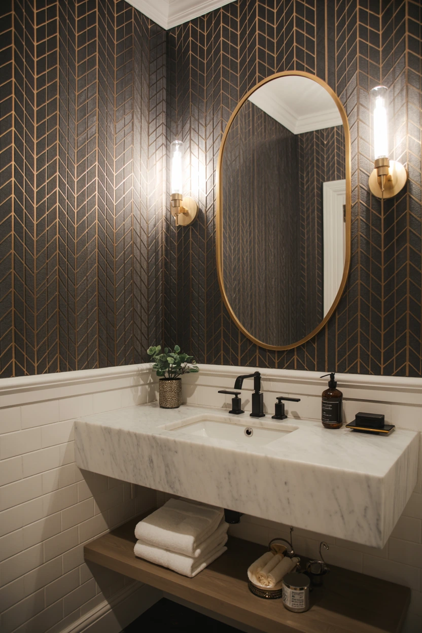 geometric area rug