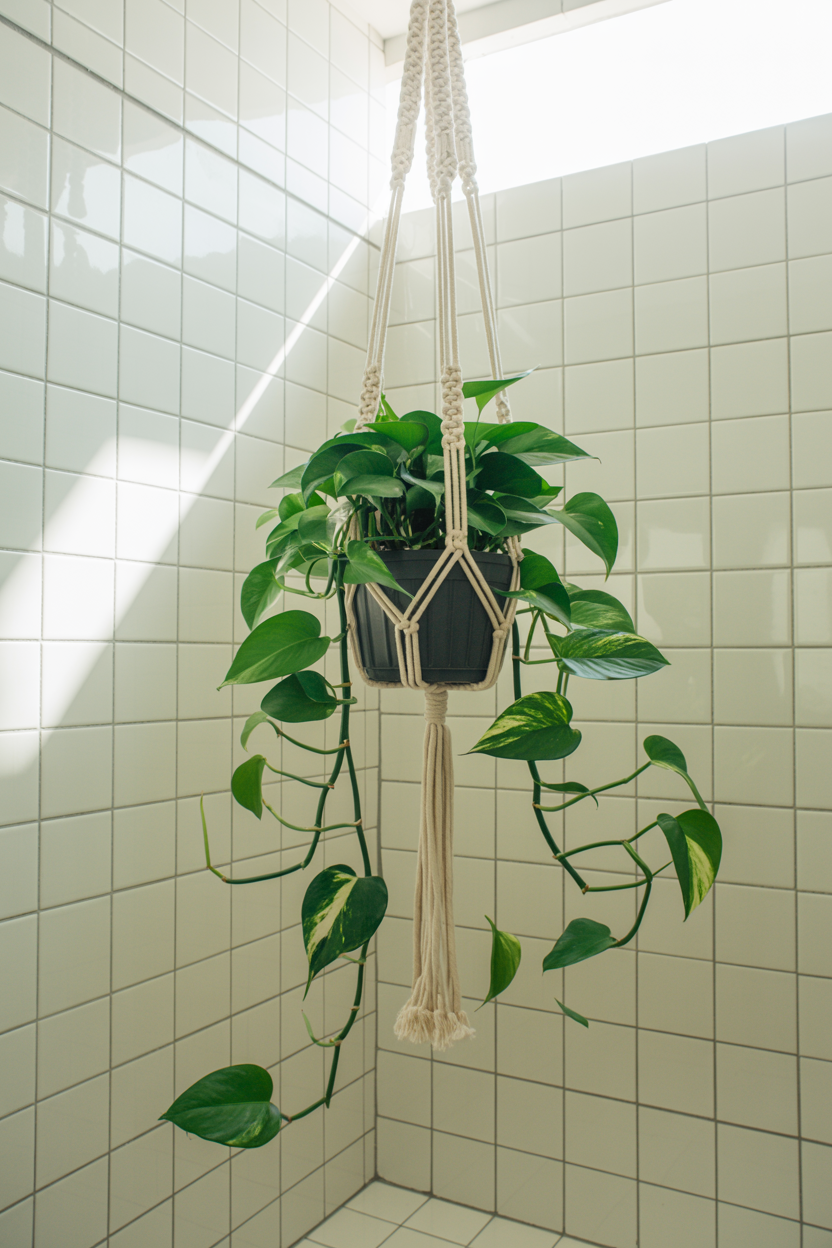 hanging indoor plants
