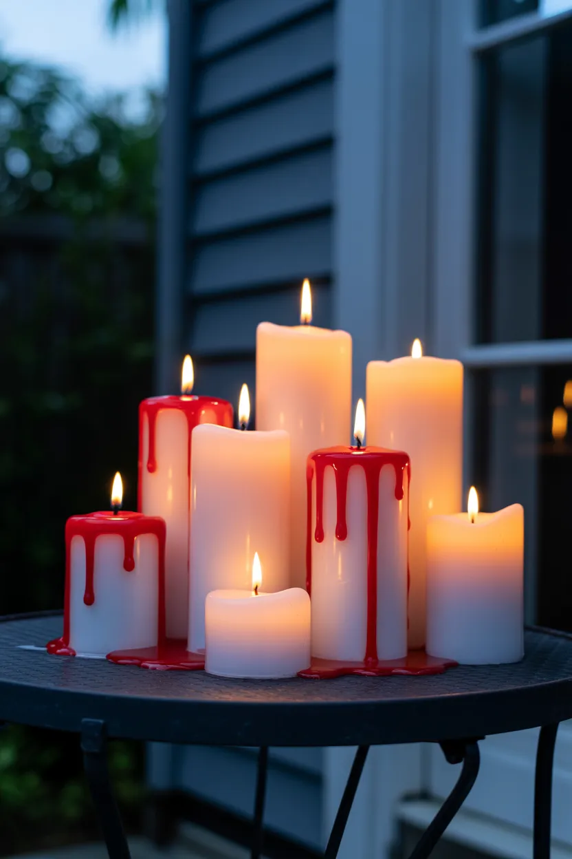 bleeding flameless candles