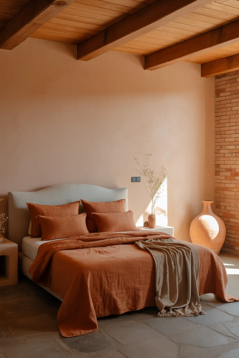 terracotta linen sets