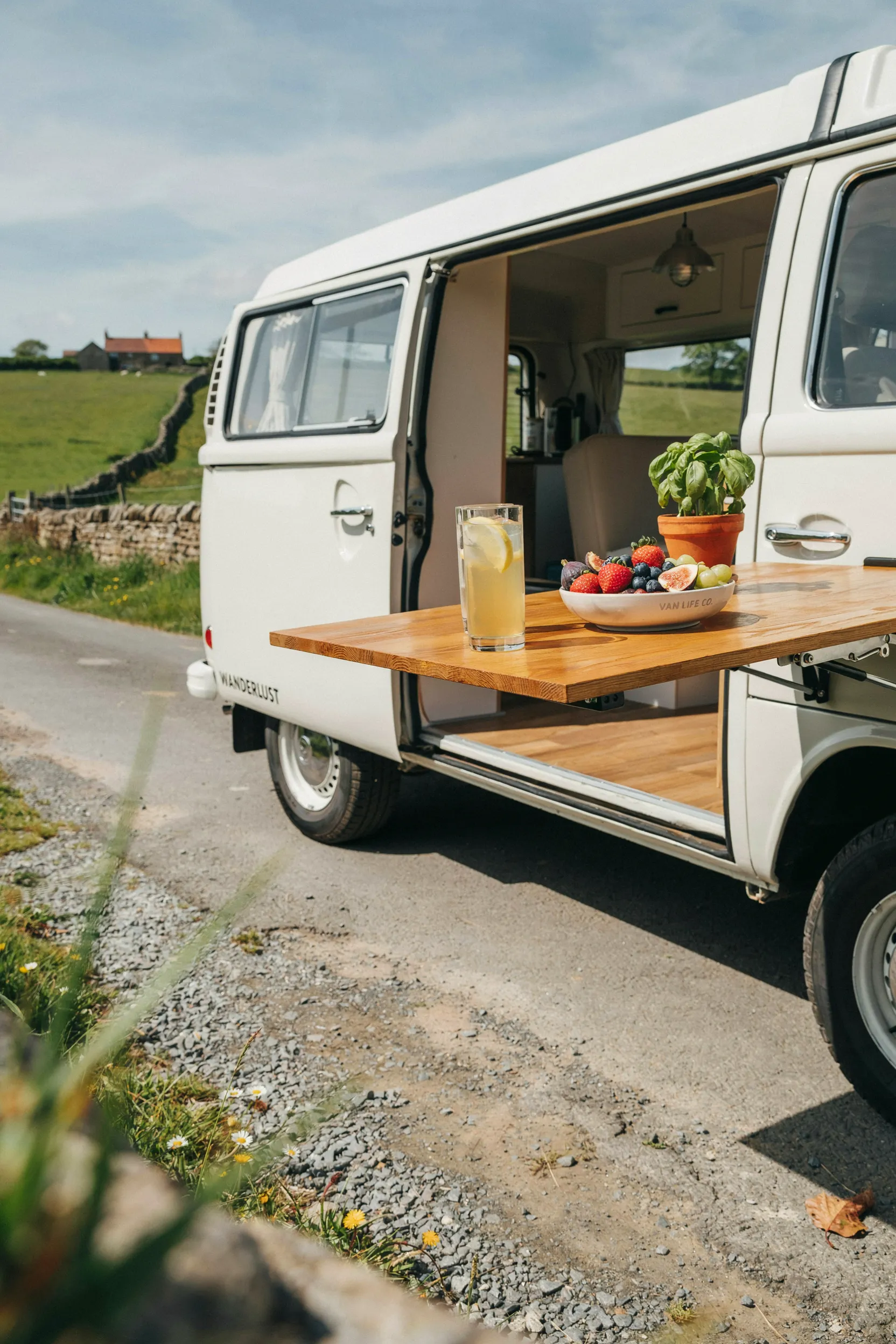fold-down outdoor prep tables