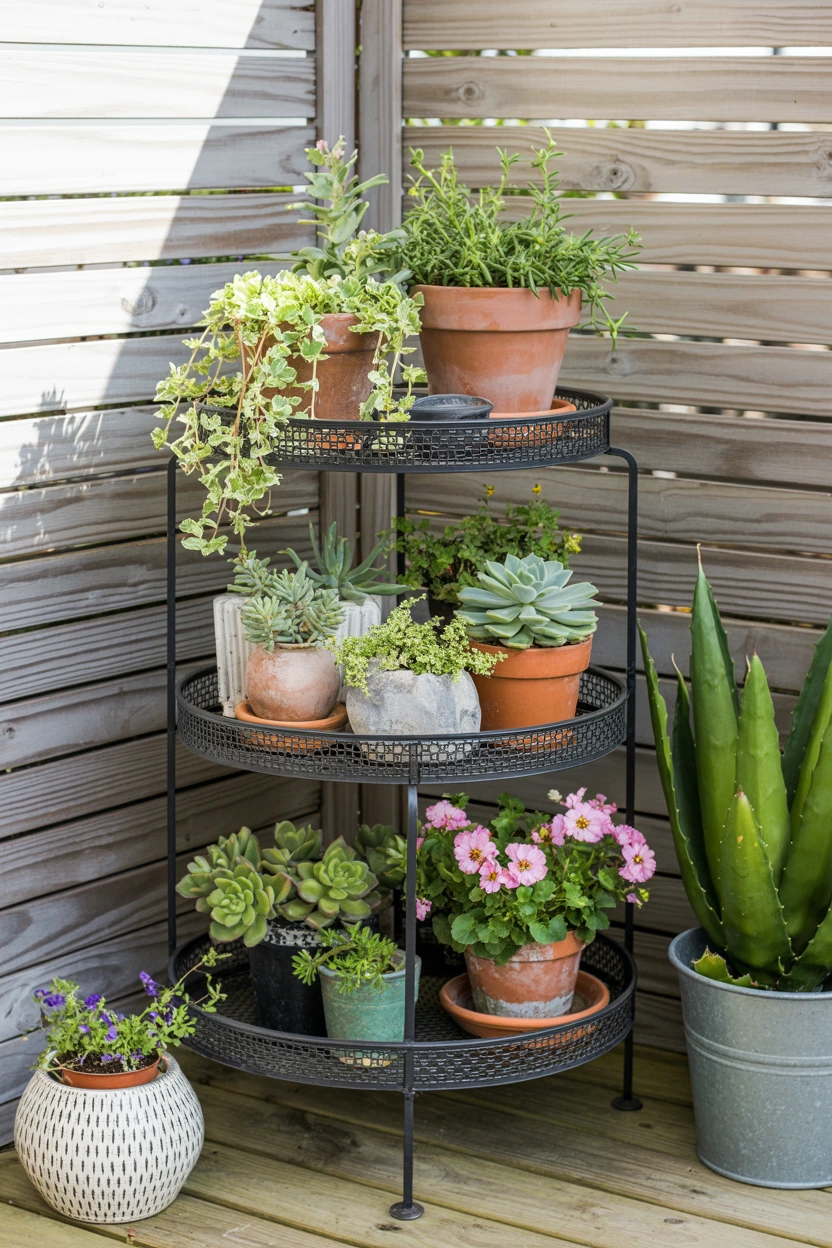 tiered plant stands