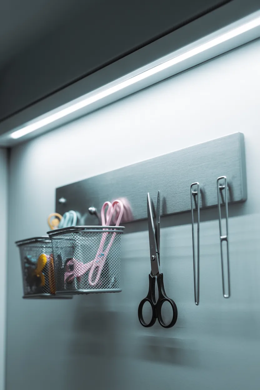 magnetic metal strips