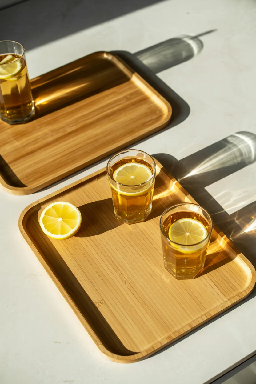 bamboo serving trays