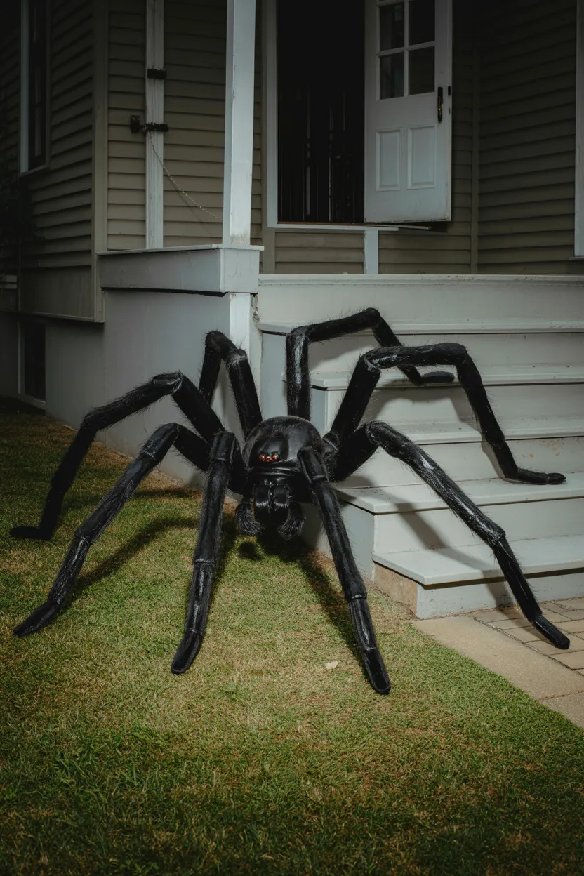 oversized ground spiders