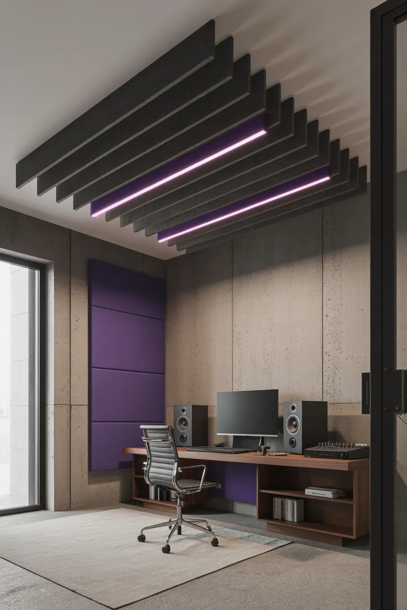 acoustic felt baffles