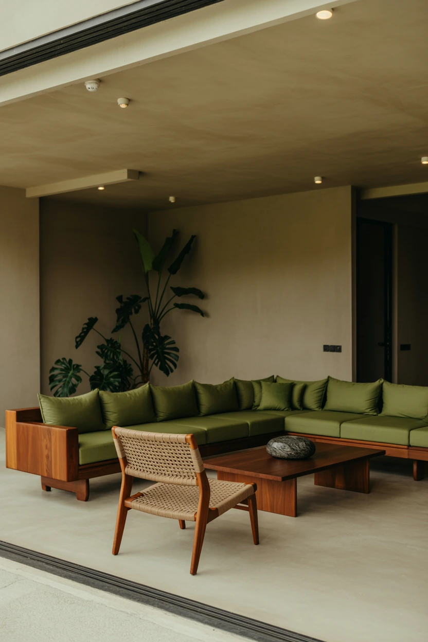 modern tiki lounge