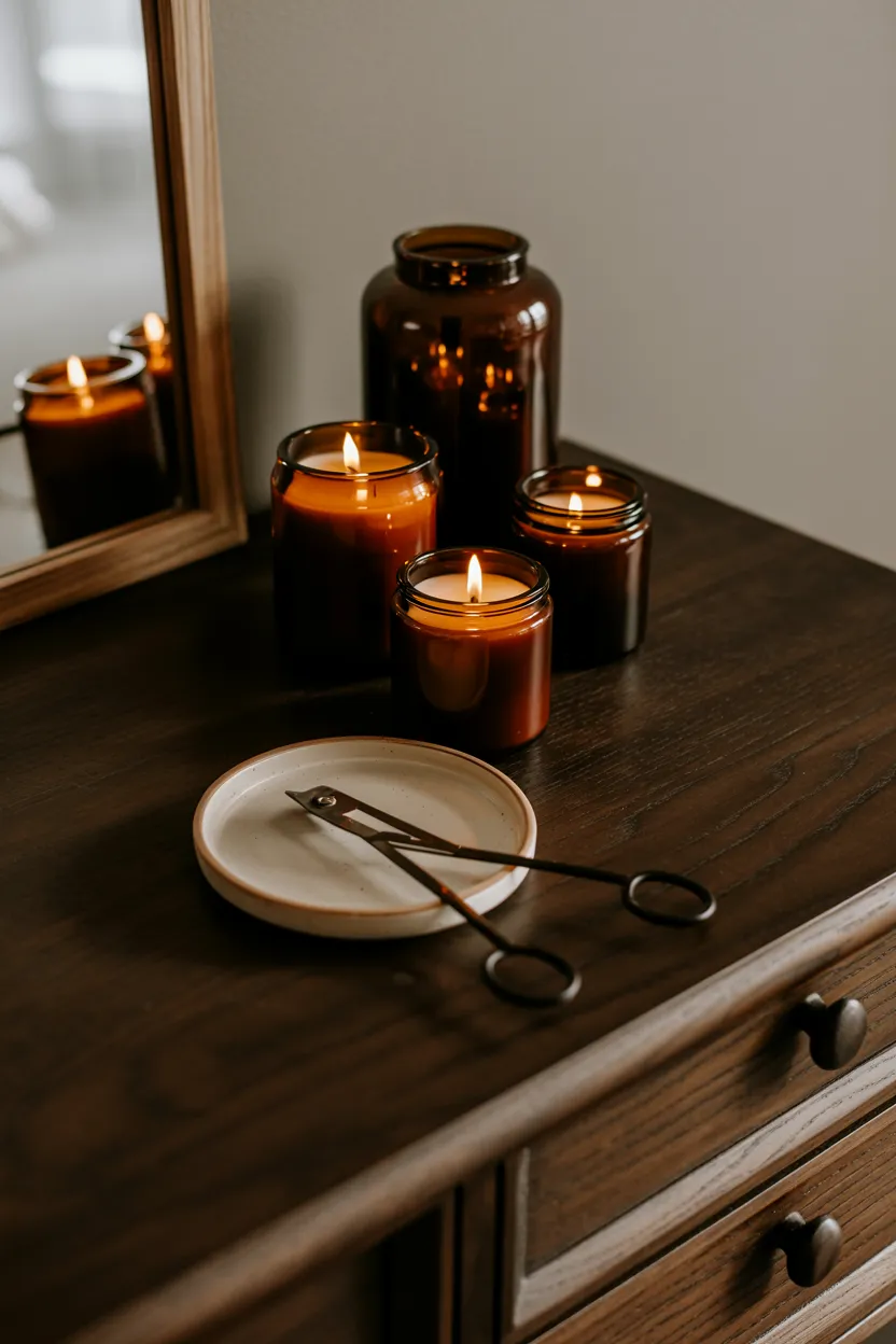 aromatic candle displays