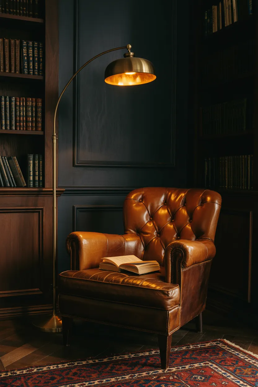 moody dark library