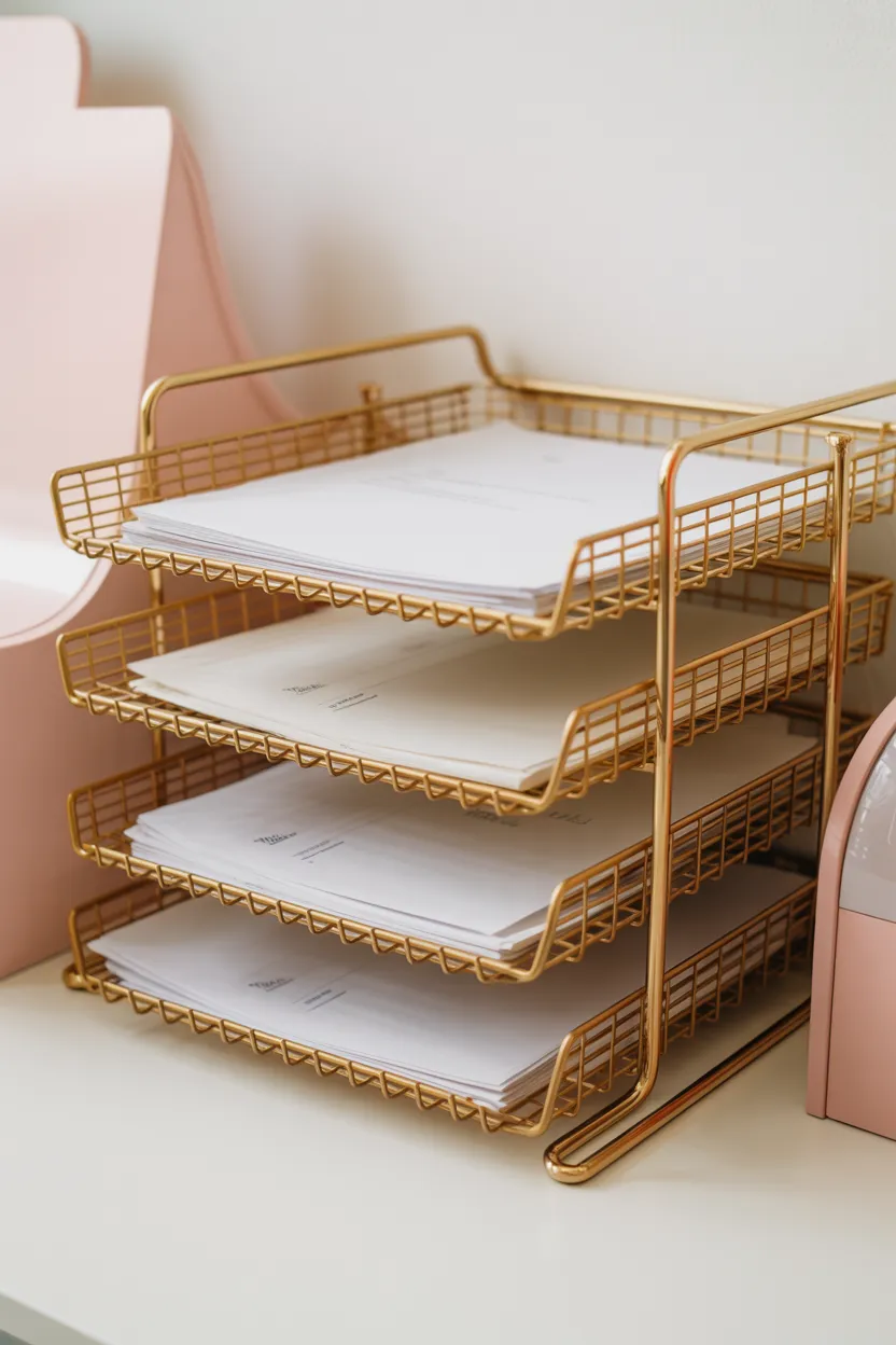 stackable letter trays