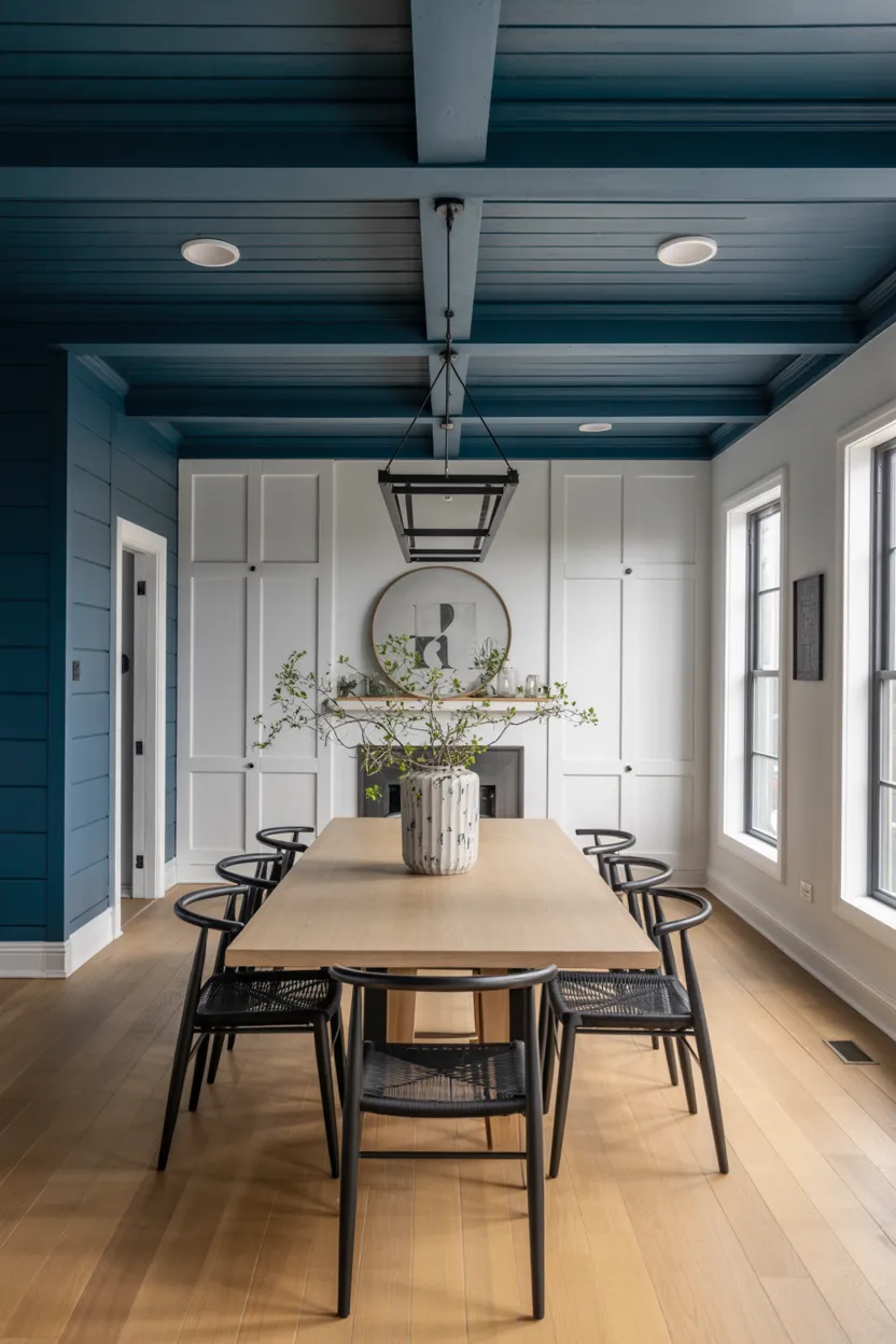 deep navy shiplap