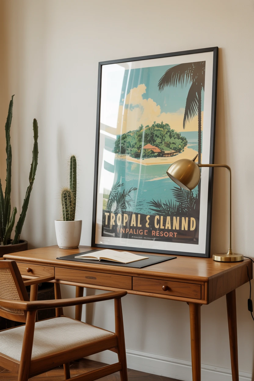 vintage tiki poster