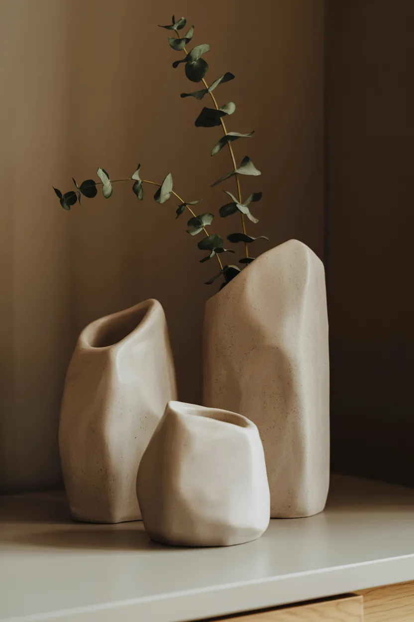 abstract ceramic vases