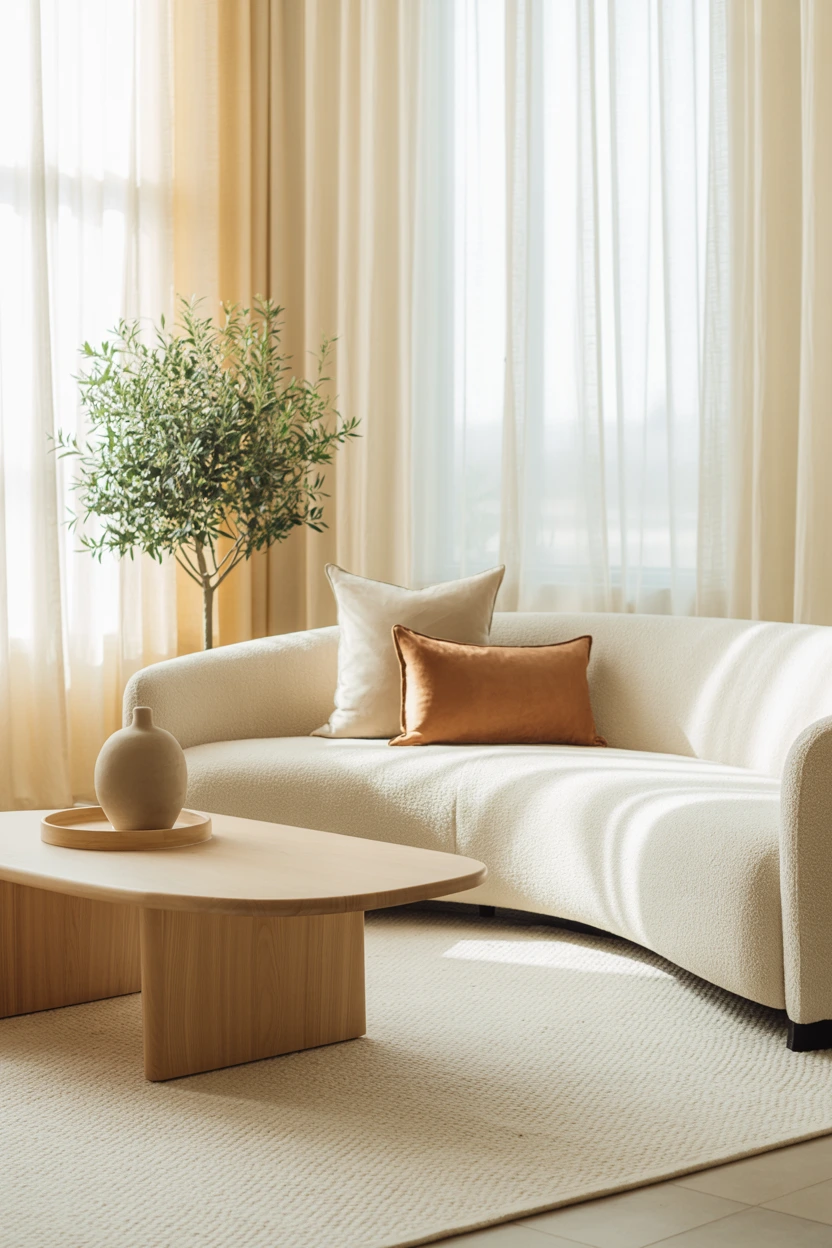 open concept living zone