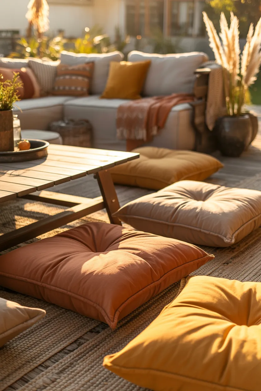 bohemian floor cushions