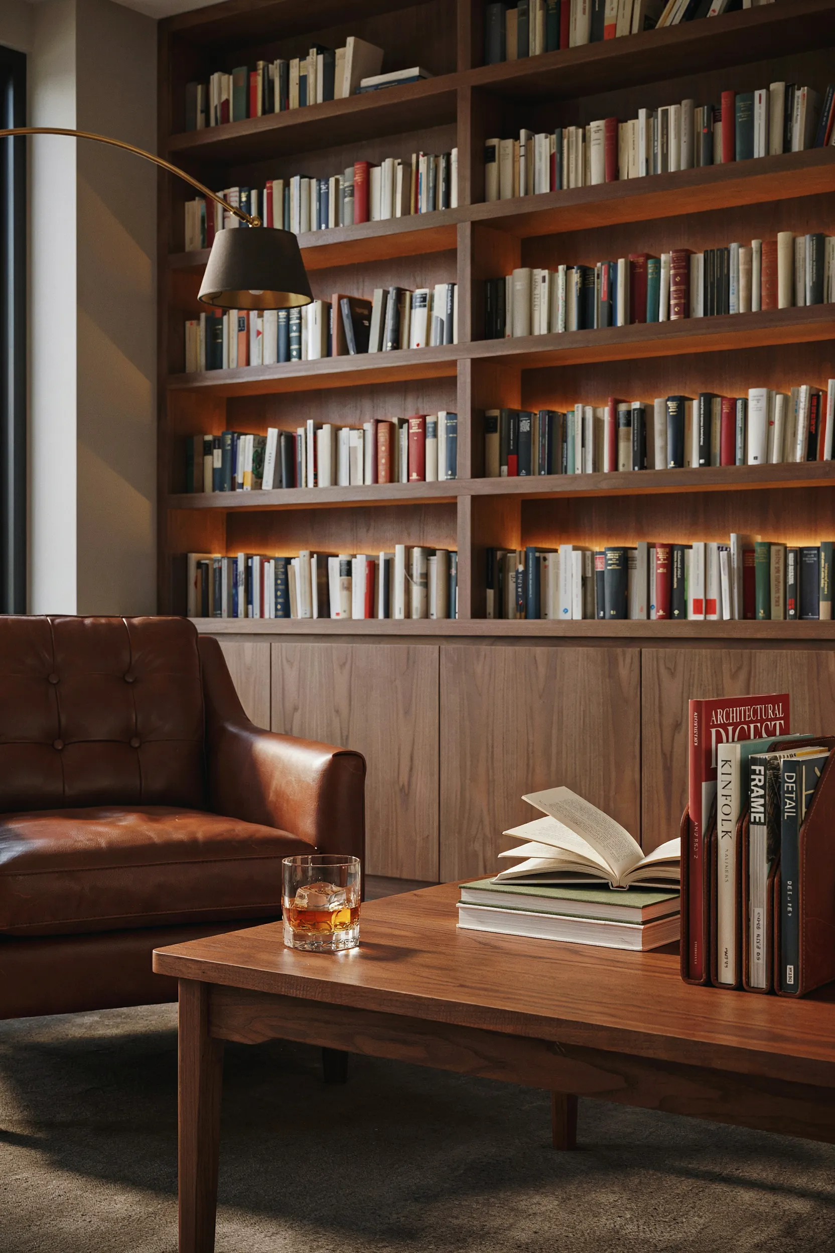 leather magazine holders