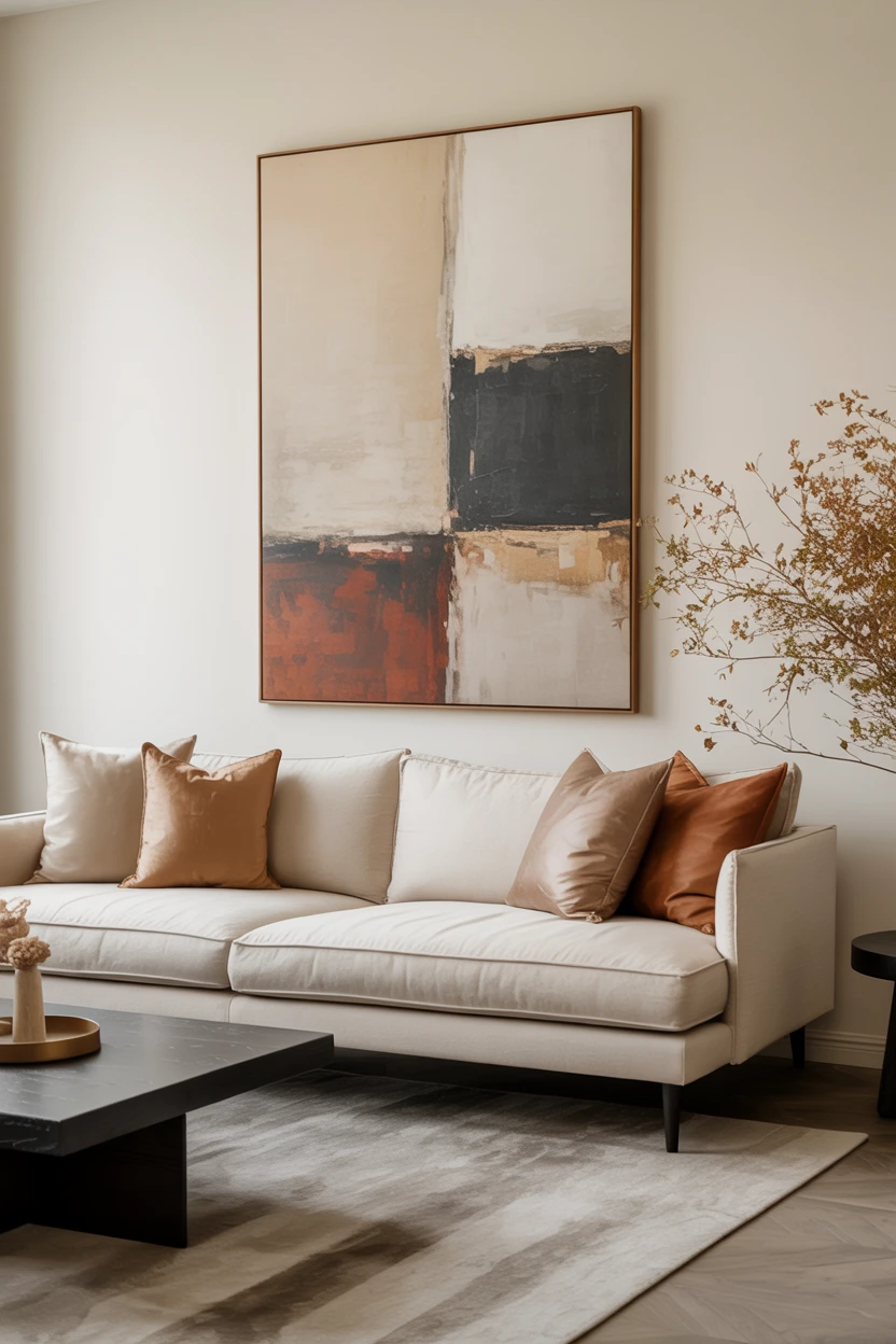 modern framed canvas