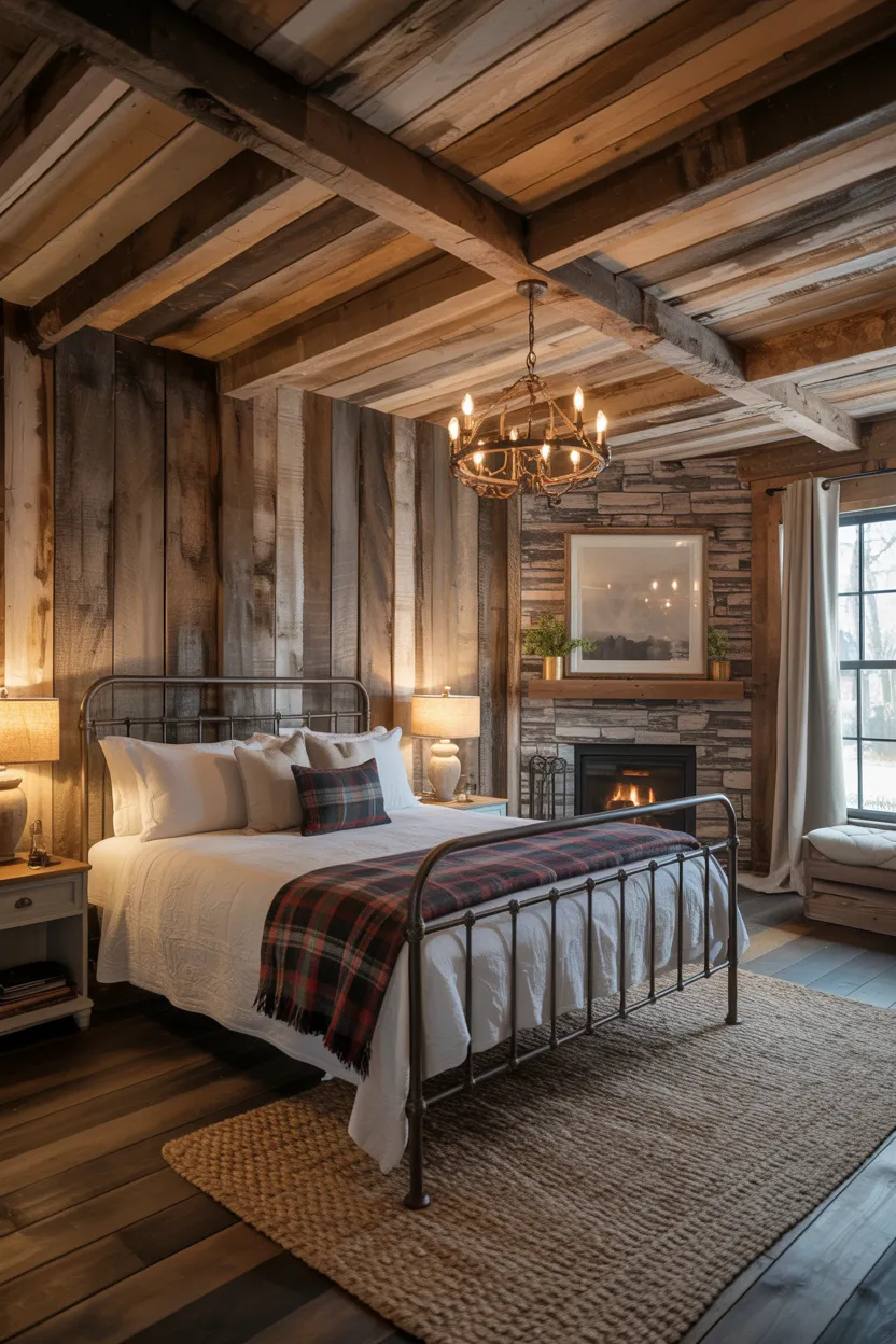 rustic salvaged barnwood