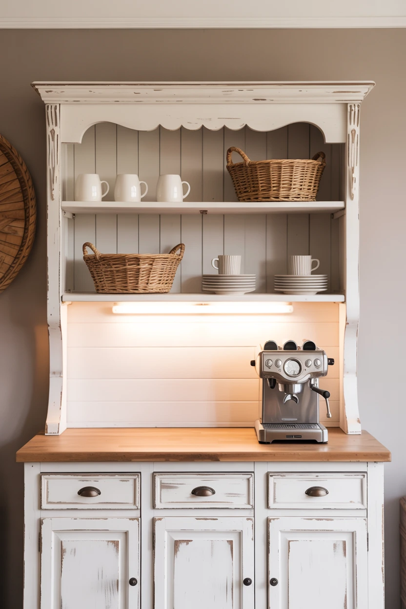 modern farmhouse hutch
