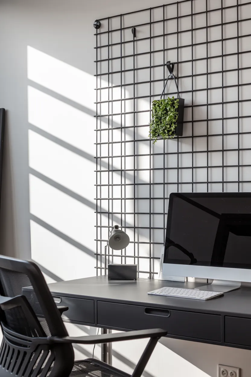 mounted wire grid