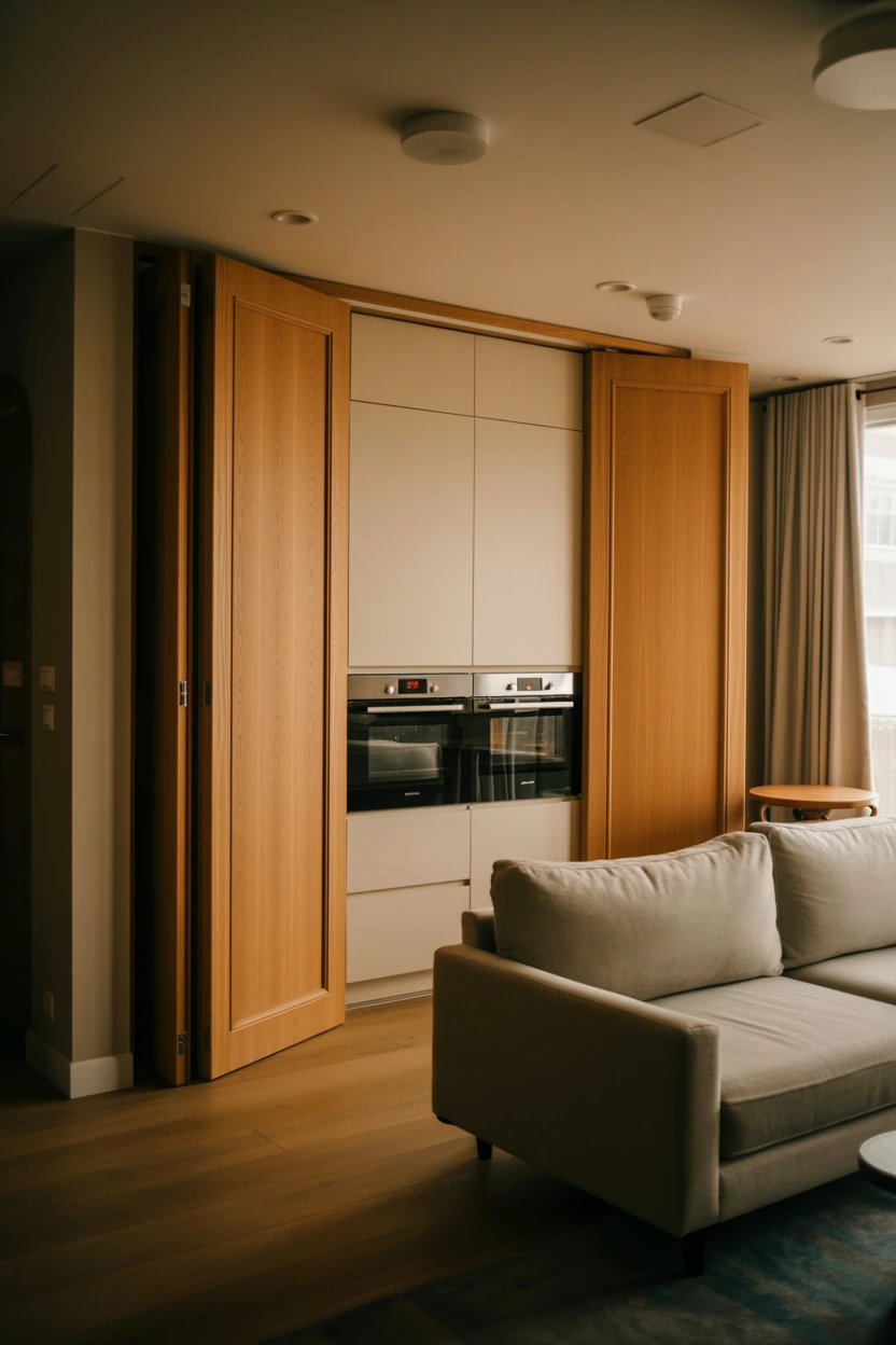 concealed appliance wall