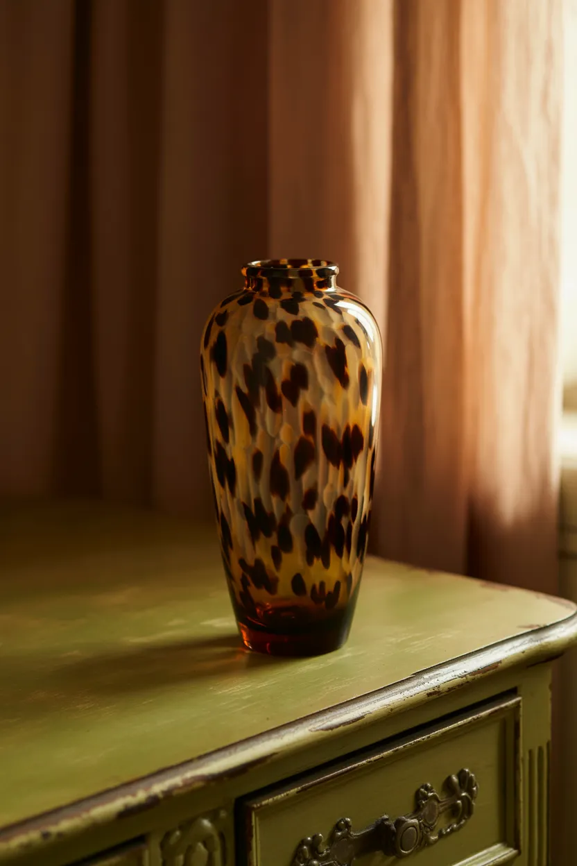 tortoiseshell glass accents
