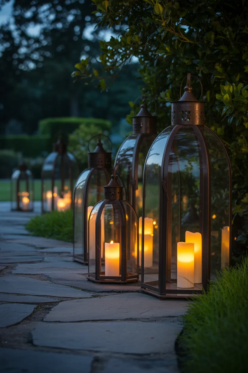 wrought iron lanterns