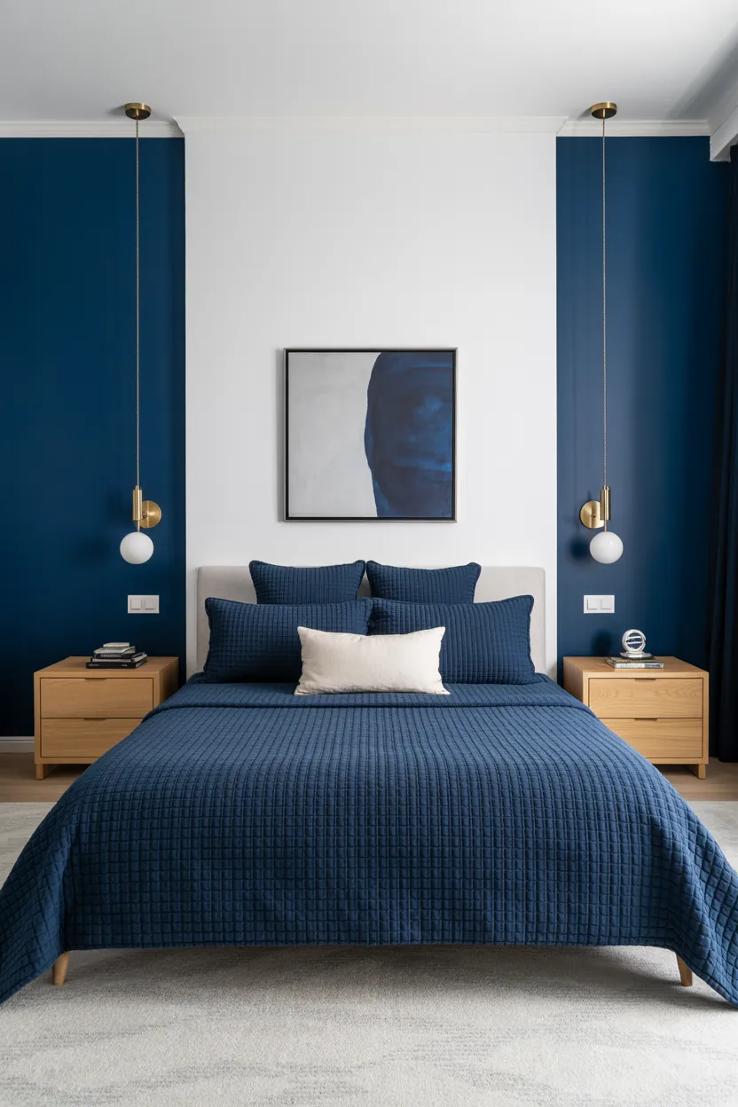 deep navy linens