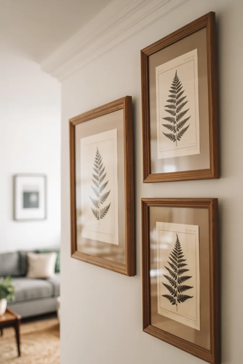 framed botanical prints